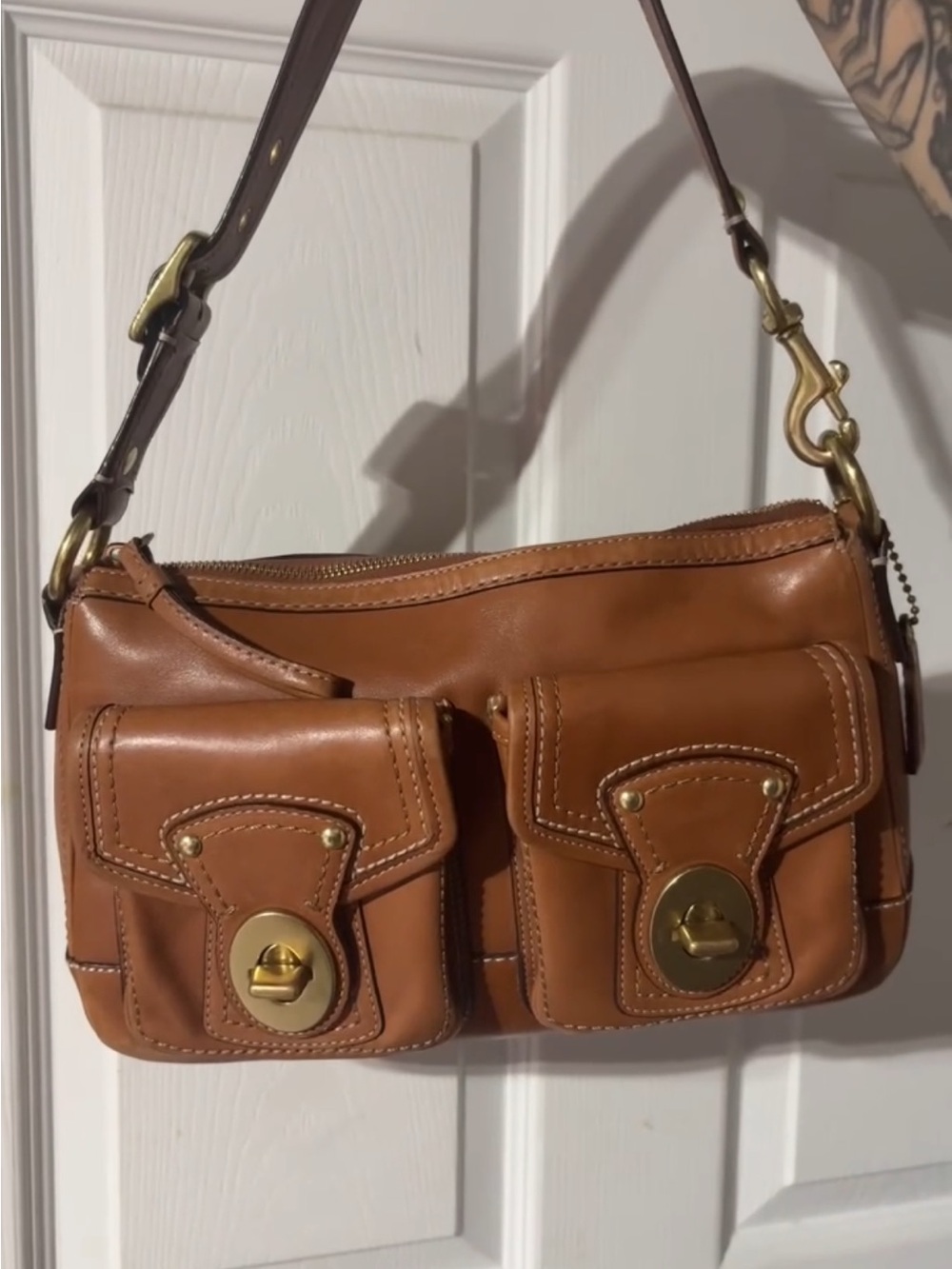 2008 Coach Legacy Double Turnlock Shoulder bag
